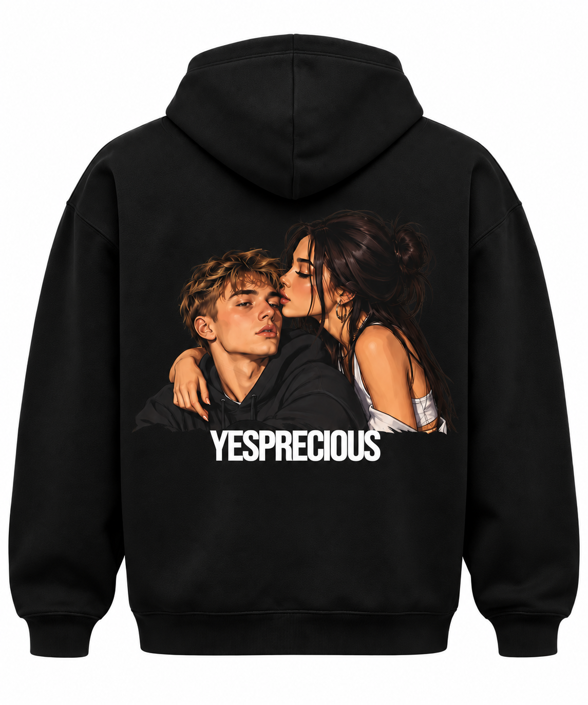 Yesprecious Story Hoodie - Black